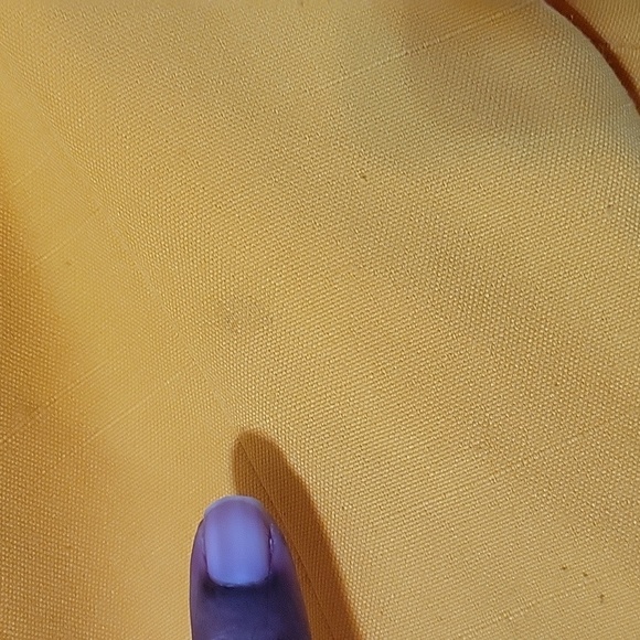 Vintage Oleg Cassini Suit Jacket / Goldenrod / Oversized / Tagged Size 16 - Picture 8 of 8